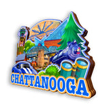 Refrigerator Magnet for Chattanooga Tennessee USA  1158
