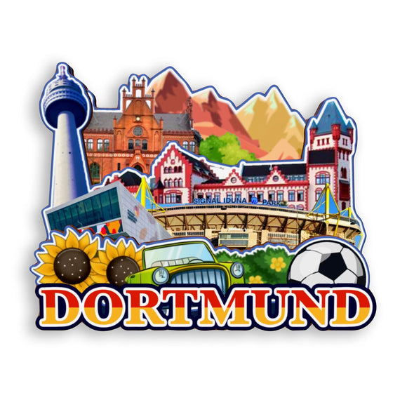 Refrigerator Magnet for Dortmund Germany  1182