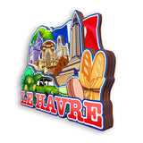 Refrigerator Magnet for Le Havre France  1370