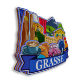 Kühlschrankmagnet für Grasse, Frankreich 2642