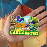 Refrigerator Magnet for Launceston Australia  2683