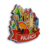 Refrigerator Magnet for Palencia Spain  1510