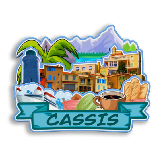 Refrigerator Magnet for Cassis France  2610