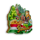 Refrigerator Magnet for Bologna Italy  1278