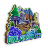 Refrigerator Magnet for Oklahoma City Oklahoma USA  1102
