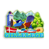 Refrigerator Magnet for Gilleleje Denmark  2079