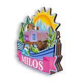 Kühlschrankmagnet für Milos, Griechenland 1766