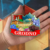 Refrigerator Magnet for Grodno Belarus  2468