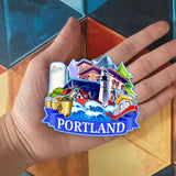 Refrigerator Magnet for Portland Maine USA  965