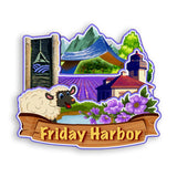 Магнит на холодильник с надписью Friday Harbor Washington USA 904