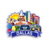 Kühlschrankmagnet für Dallas Texas USA 380