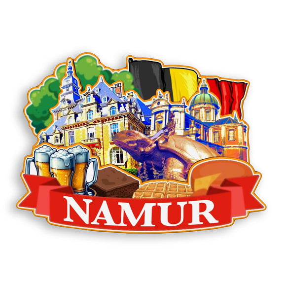 Refrigerator Magnet for Namur Belgium  2018