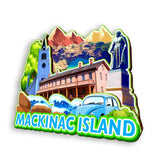 Refrigerator Magnet for Mackinac Island Michigan USA  999