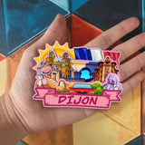 Refrigerator Magnet for Dijon France  2614