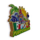 Refrigerator Magnet for Puerto Vallarta Mexico  1802