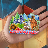 Refrigerator Magnet for Chernihiv Ukraine  2397