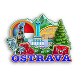Refrigerator Magnet for Ostrava Czech  2089