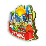 Kühlschrankmagnet für Ottawa, Kanada 1857