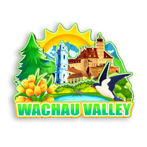 Refrigerator Magnet for Wachau Valley Austria  1613
