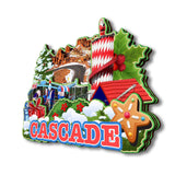 Refrigerator Magnet for Cascade Colorado USA  284