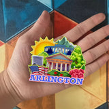 Refrigerator Magnet for Arlington Virginia USA  894