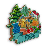Refrigerator Magnet for Pecs Hungary  2142