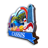 Refrigerator Magnet for Cassis France  2611
