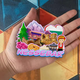 Kühlschrankmagnet für Nessebar Bulgarien 2445