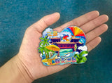 Refrigerator Magnet for Wuzhizhou Island, Sanya, Hainan, China  45