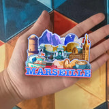 Refrigerator Magnet for Marseille France  2592