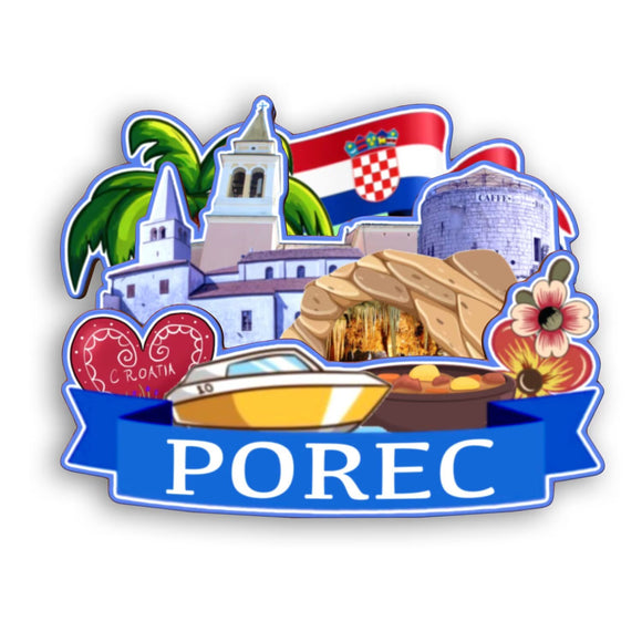 Refrigerator Magnet for Porec Croatia  2228
