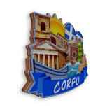 Refrigerator Magnet for Corfu Greece  1740