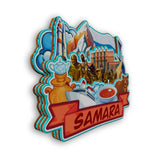 Refrigerator Magnet for Samara Russia  2554