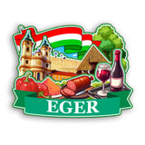 Refrigerator Magnet for Eger Hungary  2140