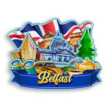 Refrigerator Magnet for Belfast UK  1454
