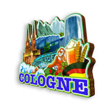 Refrigerator Magnet for Cologne Germany  1178