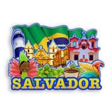 Магнит на холодильник Сальвадор Бразилия 1899