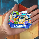 Магнит на холодильник для Тренчин Словакия 2387