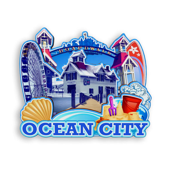 Refrigerator Magnet for Ocean City Maryland USA  977