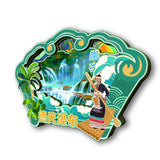 Refrigerator Magnet for Detian Waterfall, Chongzuo, Guangxi, China  33