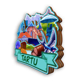 Refrigerator Magnet for Tartu Estonia  2432