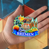 Refrigerator Magnet for Bremen Germany  1184