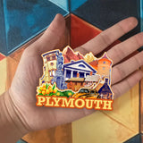 Refrigerator Magnet for Plymouth Massachusetts USA  985