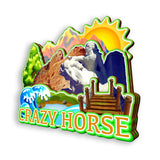 Refrigerator Magnet for Crazy Horse South Dakota USA  1149
