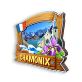Refrigerator Magnet for Chamonix France  1322