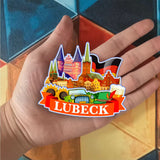 Refrigerator Magnet for Lubeck Germany  1211