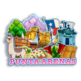 Refrigerator Magnet for Punta Arenas Chile  2844