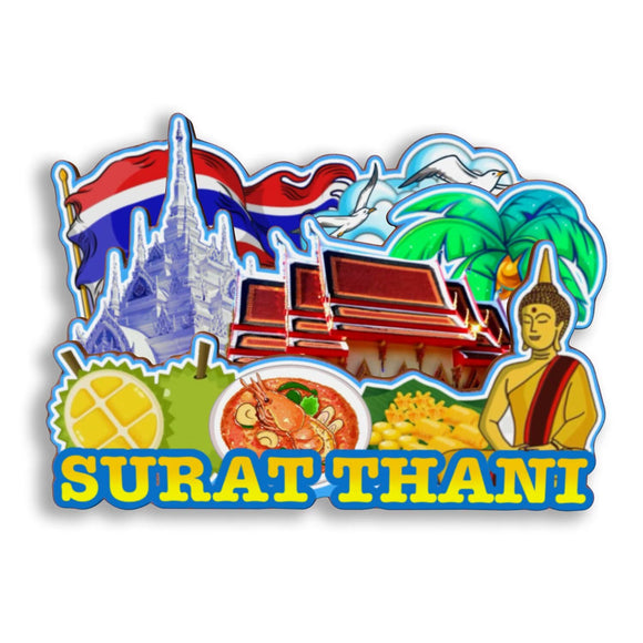 Refrigerator Magnet for Surat Thani Thailand  2811