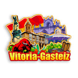 Kühlschrankmagnet für Vitoria-Gasteiz, Spanien 1413