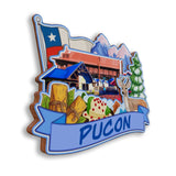 Refrigerator Magnet for Pucon Chile  2848